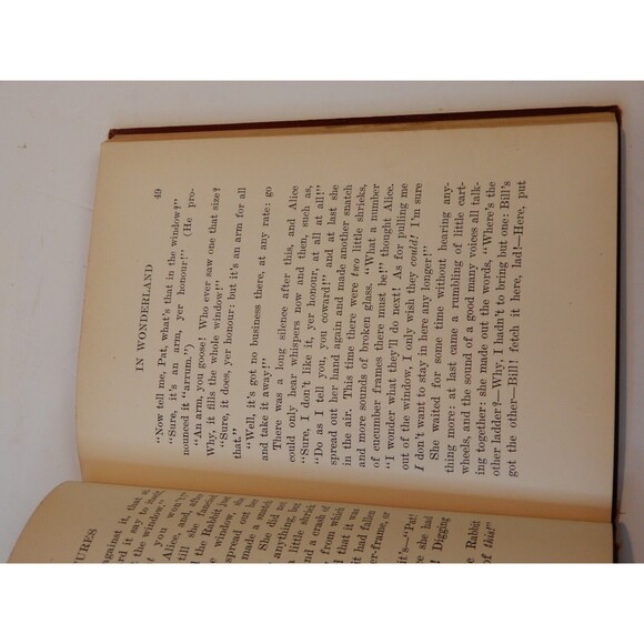 Alice's Adventures in Wonderland by Lewis Carroll Whitman Hardcover 1928 Tenniel - Picture 12 of 12